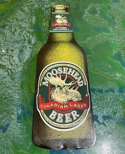 Moosehead Beer Bottle Tin Sign Canadian Lager Brewery Man Cave Garage Bar Pub - Picture 1 of 4