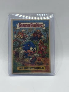 GPK The Speedy Squad Stardust Refractor Sonic Non Licensed Novelty Card - Picture 1 of 3