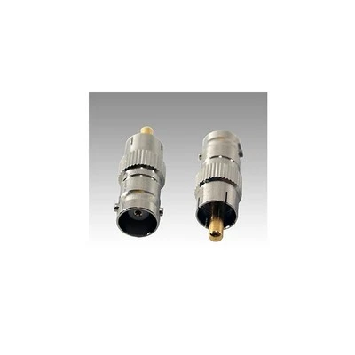2pcs BNC Female Plug to RCA Male Jack Coax Cable Adapter Connector Coupler CCTV - Image 1 of 2