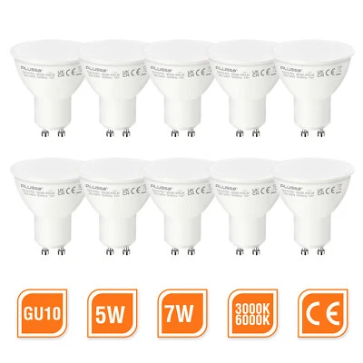1x-100x GU10 LED Birnen 5W 7W Warmweiß Kaltweiß Spot Leuchtmittel Birne Strahler - Bild 1 von 4