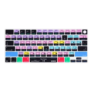 XSKN DaVinci Resolve Shortcut Keyboard Cover for 2021-2024 Macbook Pro 14.2/16.2 - Picture 1 of 12