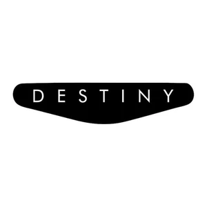 Destiny Schriftzug - Play Station PS4 Lightbar Sticker Aufkleber schwarz - Picture 1 of 3