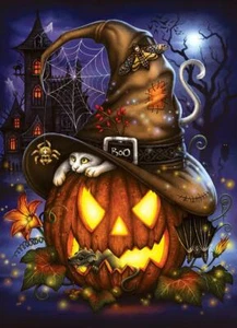 Cobble Hill Spooktacular 1000 Piece Jigsaw Puzzle - Picture 1 of 3