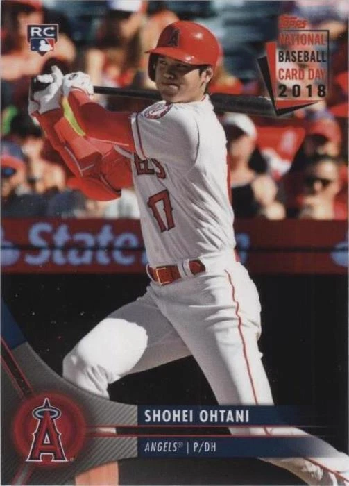 2018 Topps National Baseball Card Day - Shohei Ohtani #8 (RC) - Image 1 of 1