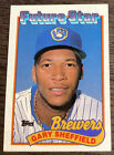 1989 Topps Gary Sheffield #343 Future Star Rookie Card Milwaukee Brewers #3481