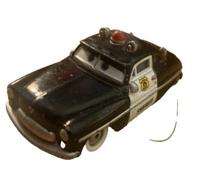 Disney-Pixar Cars 3 Sheriff Vehicle 1:55 Die Cast - Image 1 of 4