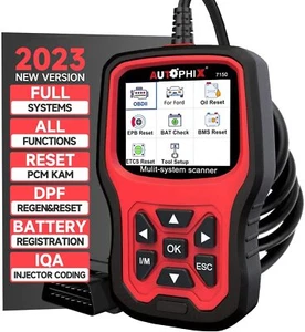 AUTOPHIX Fit For Ford All Systems OBD2 Diagnostic Scanner ABS Battery TPMS Reset - Picture 1 of 7