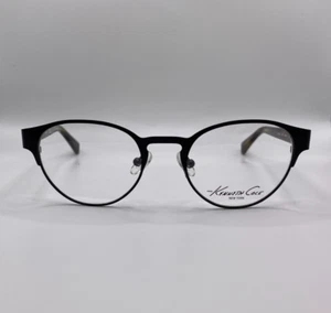 Kenneth Cole New York KC0249 002 Black Metal Round Eyeglasses Frame 48-19-140 - Picture 1 of 5