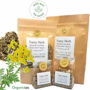 Té de hierbas secas Tansy (Tanacetum vulgare) calidad premium 100% natural 25-200 g - Imagen 1 de 12