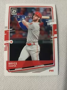 2020 BRYCE HARPER DONRUSS OPTIC BASEBALL CARD #185 PHILLIES NATIONALS - Picture 1 of 2