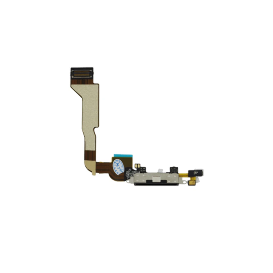 Новый зарядный порт гибкий кабель запасная часть для iPhone 4S черный - Изображение 1 из 1