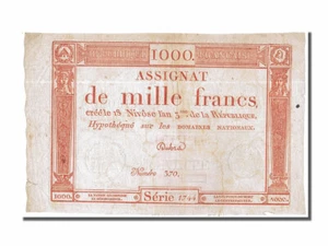 [#151740] Banknote, France, 1000 Francs, 1795, Dubra, EF, KM:A80, Lafaurie:175 - Picture 1 of 2