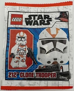 LEGO Star Wars 212th Clone Trooper sw1235 Minifigure Paper Bag 912303 - Picture 1 of 4