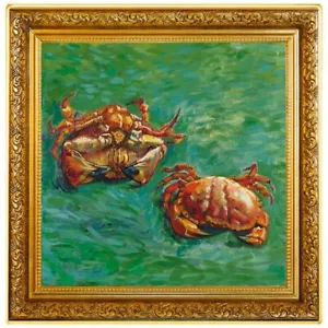 TWO CRABS 170th Anniversary Vincent Van Gogh 1 OZ PURE Silver Coin Niue - Picture 1 of 3