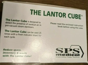 SPS Lantor Bowie Dick cube pack - reusable up to 25 times - Bild 1 von 6