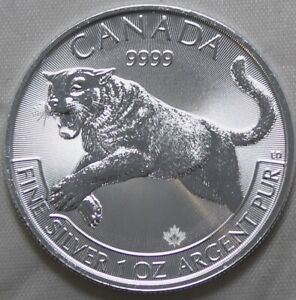 Canada $5 Wildlife Bullion Series 2016 Cougar  #190318
