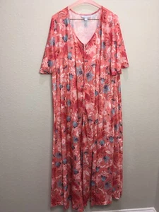 ONLY NECESSITIES FLORAL GOWN SIZE 26/28 2X - Imagen 1 de 4