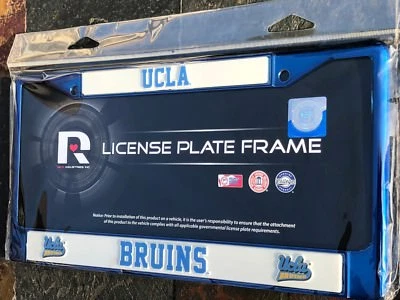 1 quadro de placa de licença de metal azul UCLA BRUINS com bons gráficos 3D levantados  - Imagem 1 de 4