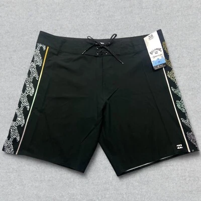 NUEVO Billabong Board Shorts Para Hombre 38 Negro Reciclador DBAH Pro Surf Natación Playa Foto 1 de 4