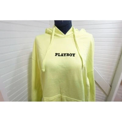 Hoodie Men’s Large Playboy Sweatshirt Neon sweatshirt Embroidered Logo - Image 1 of 4