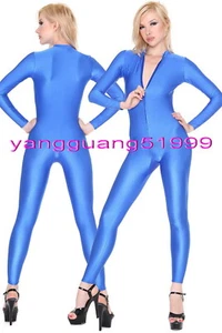 Sexy 23 Color Spandex Women Catsuit Costumes Unisex Tights Body Suit Outfit F366 - Picture 1 of 61