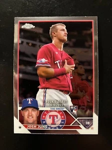 2023 Topps Chrome Update Josh Jung RC Texas Rangers Rookie Debut - Picture 1 of 1