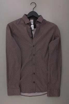 ⭐ Pure camicetta per uomo taglia 46, S marrone di cotone ⭐ - Immagine 1 di 4