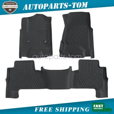 Alfombrillas TPE 2 filas para Chevrolet Tahoe GMC Yukon 2015-2020 forro para todo tipo de clima Foto 1 de 4