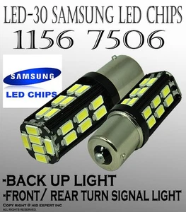 Samsung Xenon Canbus LED 1156 7506 30W Super White Fit Tail Brake Light Bulb A65 - Picture 1 of 7
