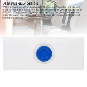 RV Water Tank Leakproof Gray Water Storage Container 33.66x13.78x11.81 In For - Picture 1 of 12