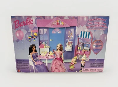 Juego Feliz Cumpleaños Feliz Cumpleaños Barbie Mattel Vintage 2002 Nuevo Caja Abierta Foto 1 de 4