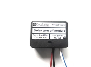 Easy to use car timer switch relay 1-1200 sec delay off 20A direct 12V out - Picture 1 of 9