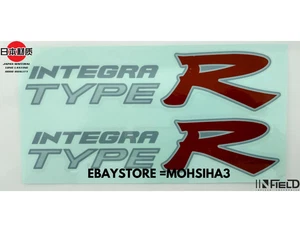 JAPAN MATERIAL HONDA INTEGRA TYPE-R DC5 SIDE DOOR REPLACEMENT STICKER #B007 - Foto 1 di 4
