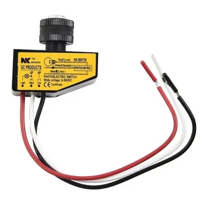 Outdoor Automatic Light Control Sensor Dusk To Dawn Photocell Switch DC 8-50V - Picture 1 of 13