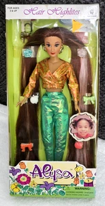 Rarität Modepuppe Integrity Toys Hair Highlites Alysa 1996 selten neu im Karton lange Haare - Bild 1 von 11