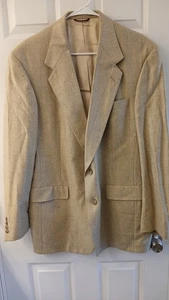 Hart Schaffner & Marx 100% Silk Sport Coat – Size 42L, Union Made in USA - Picture 1 of 12