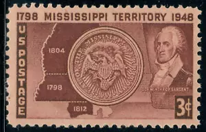 USA - 1948 - The 150th Anniversary of the Mississippi Territory - 3¢ - #2944 - Picture 1 of 1