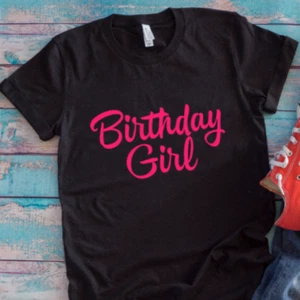 Birthday Girl Black Unisex Short-Sleeve T-shirt - Imagen 1 de 1
