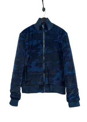 Chaqueta Bomber Faith Connexion Azul Negro Camuflada Pana - GRANDE Foto 1 de 4