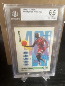 1991 Skybox Michael Jordan Stats Card #307 BGS 6.5 Chicago Bulls - Picture 1 of 1