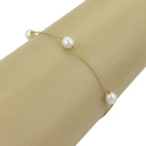 Tiffany & Co. Peretti Armband 18 Karat Gelbgold Perlen Meterware - Bild 1 von 4