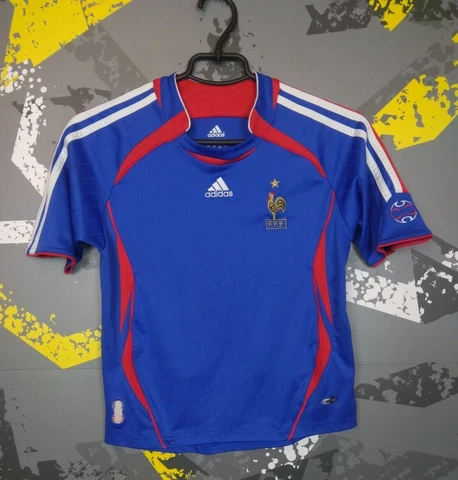 France Jersey 2006 2007 Home Kids Boys 9-10 Years Shirt Adidas ig93 Cover
