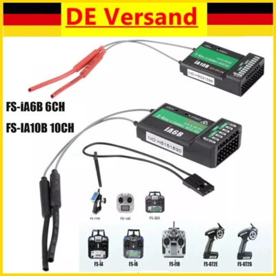 Flysky FS-iA6B/FS-IA10B Empfänger 6/10Kanal PPM Output iBus 2.4GHz Empfänger - Bild 1 von 4
