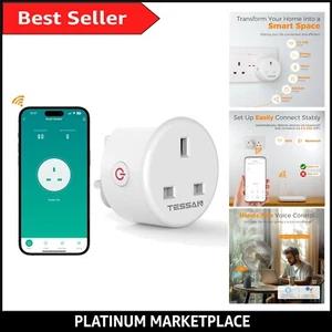 WiFi Smart Plug Timer for Alexa/Google – Effortless Control & Scheduling - 13A - Picture 1 of 13