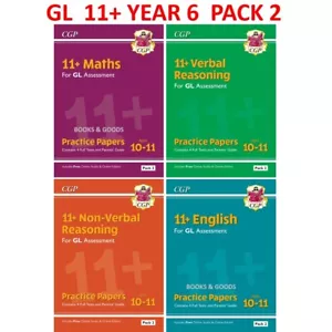 11+ Plus Year 6 GL Assessment Practice Papers Pack 2 with Answers Ages 10-11 CGP - Picture 1 of 12