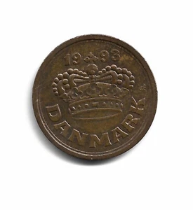 World Coins - Denmark 50 Ore 1993 Coin KM# 866 - Picture 1 of 3