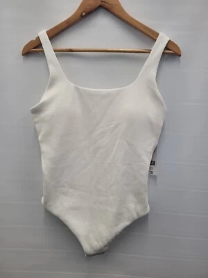 F&F White Swimming Costume / Swimsuit UK 16 NEW - Image 1 of 3