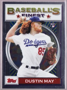 Dustin May Los Angeles Dodgers 2020 Topps Baseball’s Finest Flashbacks RC #69 - Picture 1 of 2