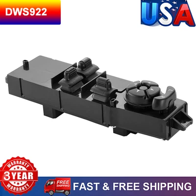 Interruptor de ventana eléctrica delantero izquierdo DWS922 para camioneta Dodge Ram 3500 5,7 L 2005-2009 Foto 1 de 4