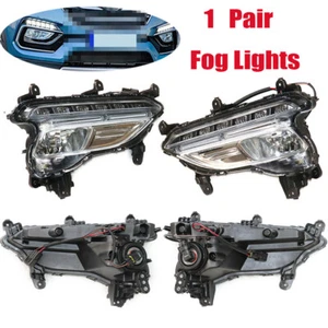 Front Passenger&Driver LED Fog Lights Lamps For 2017 2018 Hyundai Santa Fe Sport - Bild 1 von 14